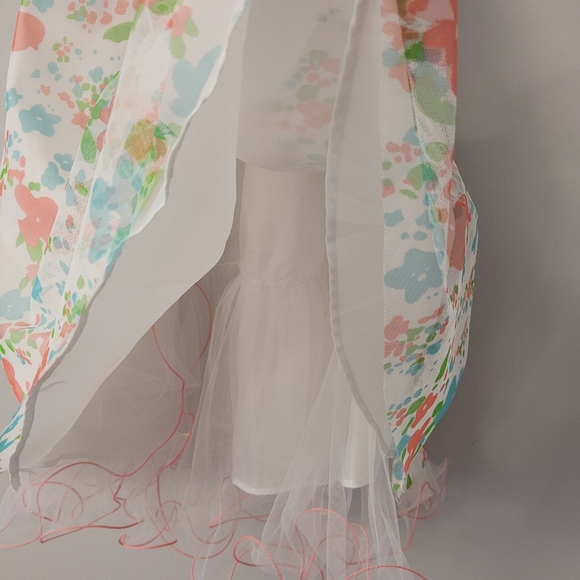 La Princess Girls Pretty Floral Dress Sz 6 - Picture 9 of 11